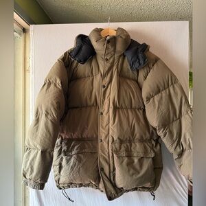 The North Face Olive Puffer Jacket